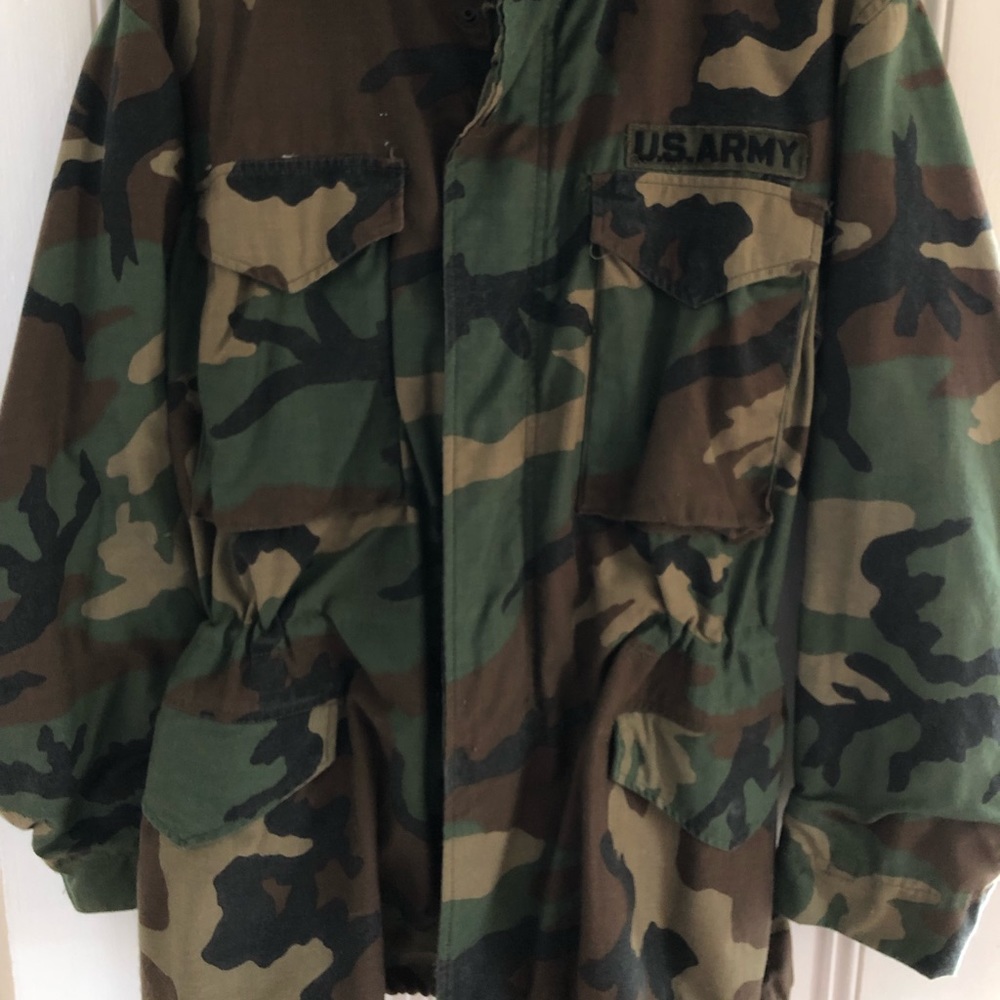1980s Us Army M-65 Field Coat. Size Medium. - image 4